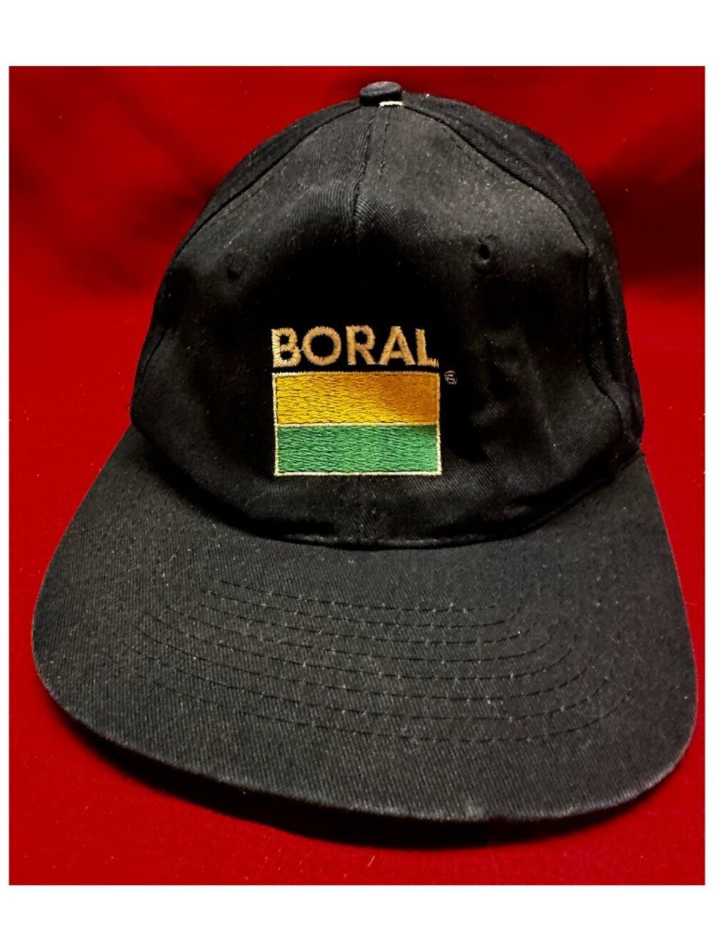 BORAL Australian Building Materials Ball Cap Hat Black Adult One Size Snapback